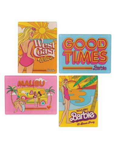 BARBIE - Malibu Barbie - Set de 4 aimants