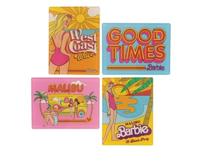 BARBIE - Malibu Barbie - Set de 4 aimants