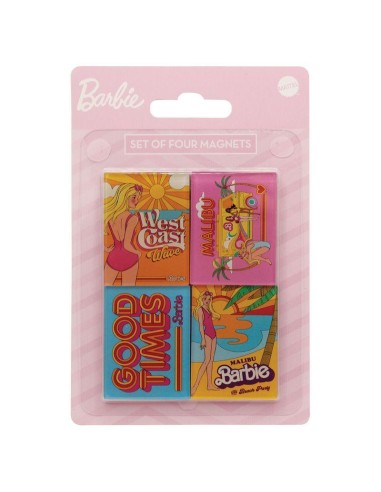 BARBIE - Malibu Barbie - Set de 4 aimants