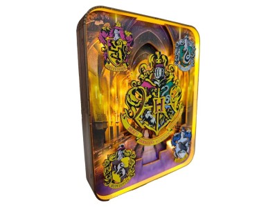 HARRY POTTER - Cadre Mural - Blason - xxpc + Eclairage LED