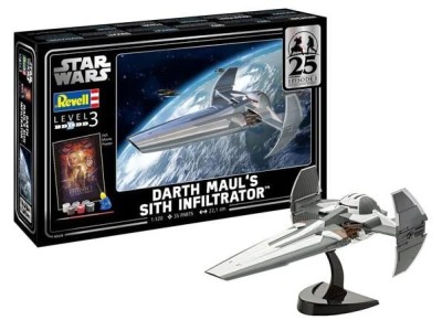 STAR WARS - Sith Infiltrator de Dark Maul - Model Kit 1/120
