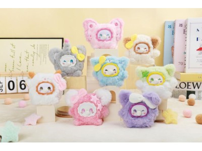 YANCHUANG - Zoo Bubble Puff Stress Relief Plush BLIND BOX (6pcs) - 9cm