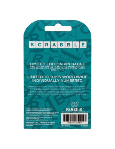 SCRABBLE - Word Nerd - Pin's Edition Limitée