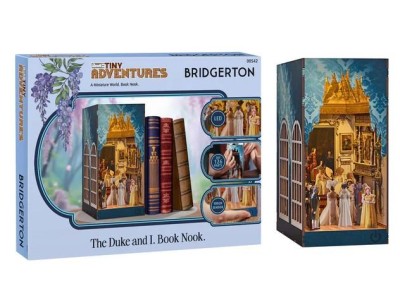 BRIDGERTON - BOOK NOOK KIT - Le Duc et Moi - 126pc + Eclairage LED