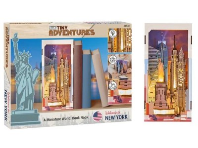 BOOK NOOK KIT - New York - 221pc + Eclairage LED