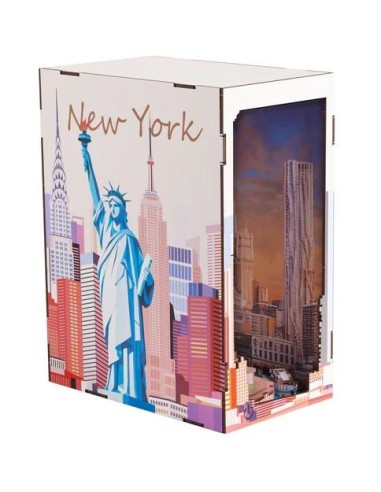 BOOK NOOK KIT - New York - 221pc + Eclairage LED