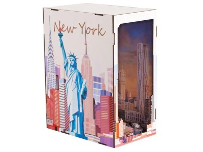 BOOK NOOK KIT - New York - 221pc + Eclairage LED
