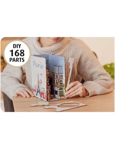 BOOK NOOK KIT - Paris - 168pc + Eclairage LED