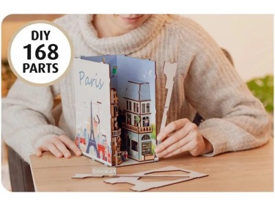 BOOK NOOK KIT - Paris - 168pc + Eclairage LED