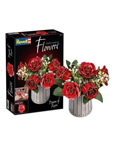 FLEURS EN BOIS - Rêve des Roses - 326pc