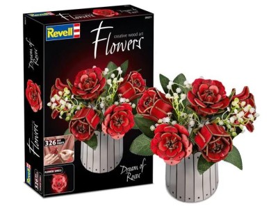 FLEURS EN BOIS - Rêve des Roses - 326pc