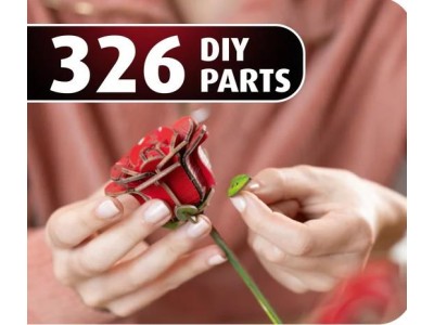 FLEURS EN BOIS - Rêve des Roses - 326pc