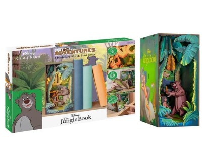 DISNEY - BOOK NOOK KIT - Le Livre de la Jungle - 68pc + Eclairage LED