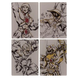 LES MAITRES DE L'UNIVERS - Set de 4 aimants