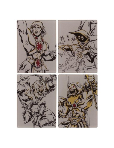 LES MAITRES DE L'UNIVERS - Set de 4 aimants