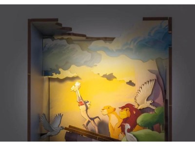 DISNEY - BOOK NOOK KIT - Le Roi Lion - 82pc + Eclairage LED