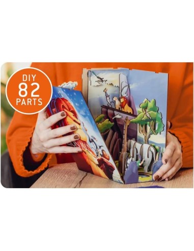 DISNEY - BOOK NOOK KIT - Le Roi Lion - 82pc +...