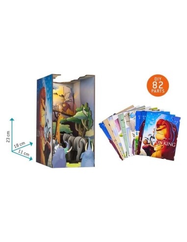 DISNEY - BOOK NOOK KIT - Le Roi Lion - 82pc +...