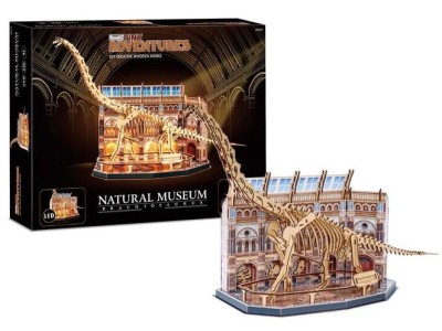 NATURAL MUSEUM - BOOK NOOK KIT - Brachiosaurus - 216pc + Eclairage LED