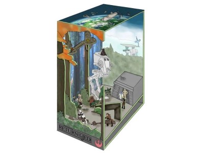 STAR WARS - BOOK NOOK KIT - Bataille d'Endor - xxpc + Eclairage LED