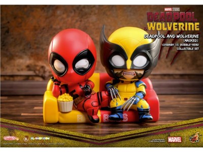 MARVEL - Cosbaby - Wave 5 - Deadpool & Wolverine Masked