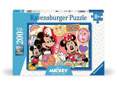 DISNEY - En route avec Mickey et Minnie - Puzzle 200P XXL
