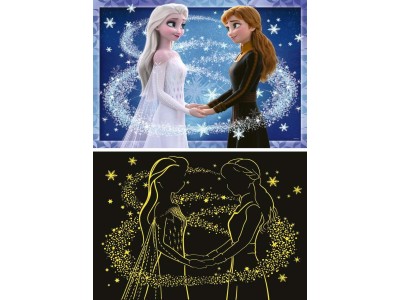 LA REINE DES GLACES - Charmantes soeurs - Puzzle 200P XXL