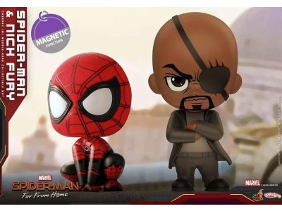 SPIDERMAN - Cosbaby - Wave 4 - Spider-Man & Nick Fury Set