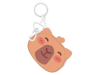 CAPYBARA - Porte-Clé en Silicone