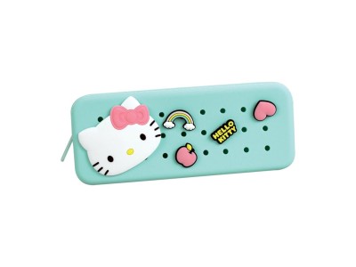 HELLO KITTY - Trousse à Crayons en Silicone avec Pins