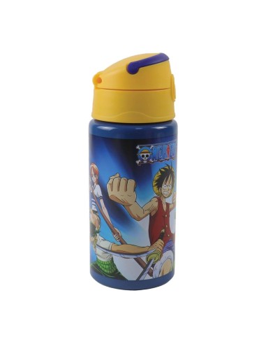 ONE PIECE - Gourde en aluminium 500ml avec paille