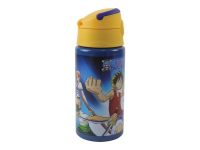ONE PIECE - Gourde en aluminium 500ml avec paille