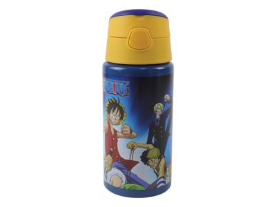 ONE PIECE - Gourde en aluminium 500ml avec paille