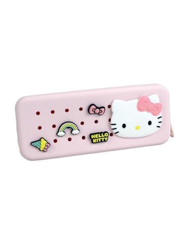 HELLO KITTY - Trousse à Crayons en Silicone...