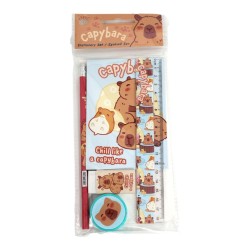 CAPYBARA - Set de Papeterie - 5pc.