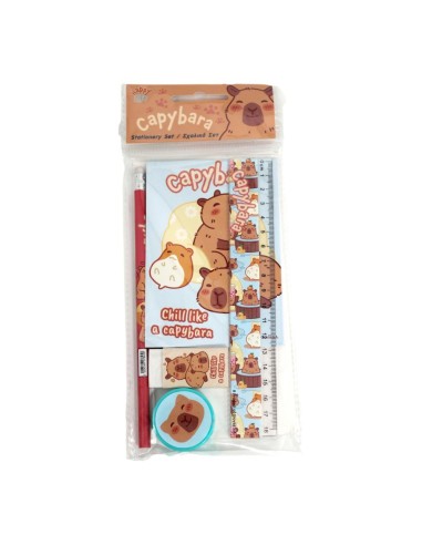 CAPYBARA - Set de Papeterie - 5pc.