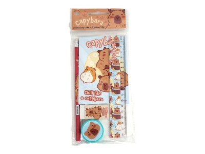 CAPYBARA - Set de Papeterie - 5pc.