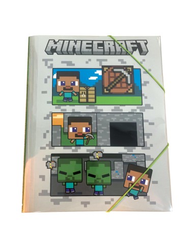MINECRAFT - Pochette Elastique A4