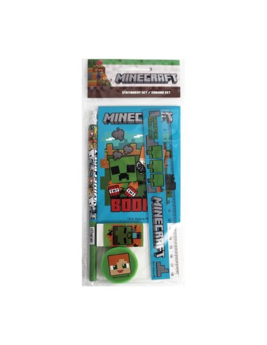 MINECRAFT - Set de Papeterie - 5pc.