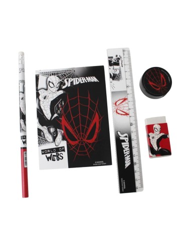 SPIDER-MAN - Set de Papeterie - 5pc.