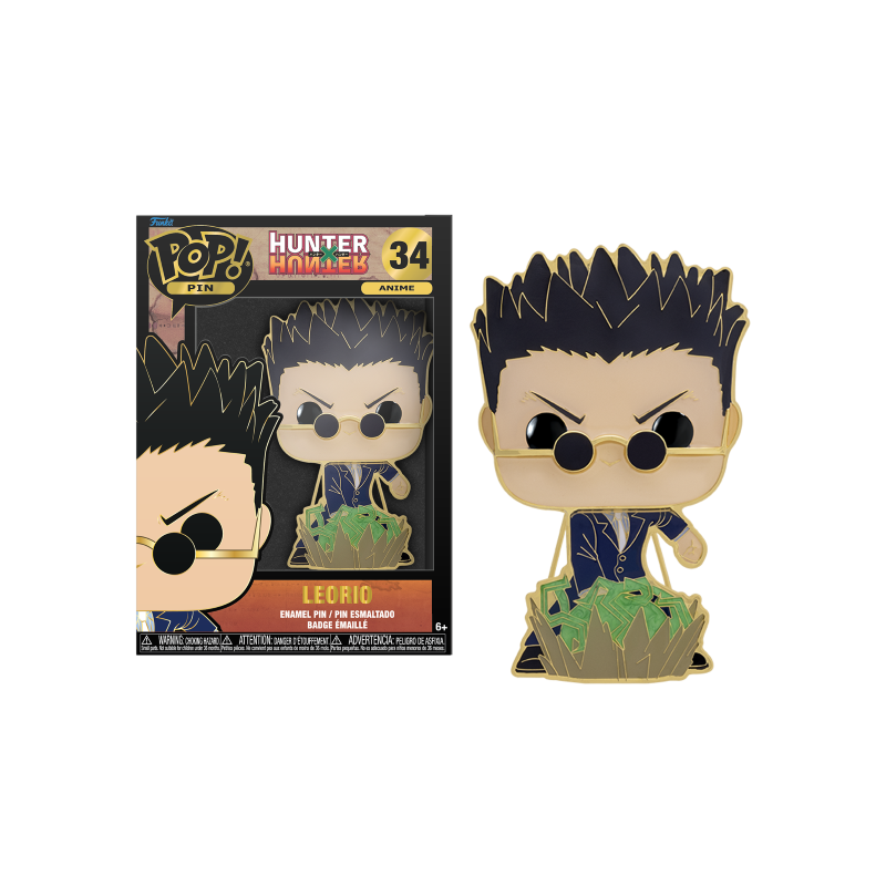 HUNTER X HUNTER - Pop Large Enamel Pin NÂ° 34 - Leorio