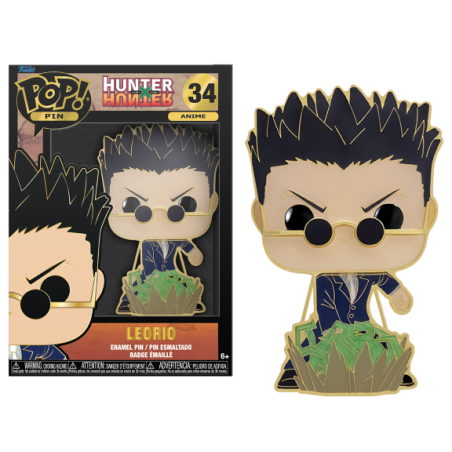 HUNTER X HUNTER - Pop Large Enamel Pin NÂ° 34 - Leorio