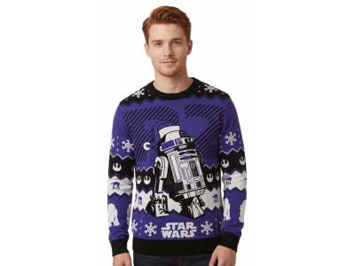 STAR WARS - R2-D2 - Pull de Noël Homme (S)