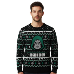 MARVEL - Docteur Doom - Pull de Noël Homme (S)