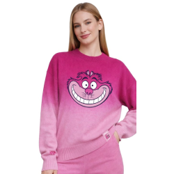 DISNEY - Chat du Cheshire - Pull de Noël Femme (XL)
