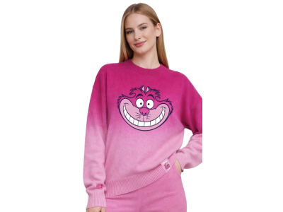 DISNEY - Chat du Cheshire - Pull de Noël Femme (L)