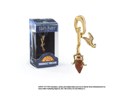 HARRY POTTER - Pendentif Charm Lumos 14 - Balai Eclair de Feu