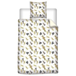 MARSUPILAMI - Parure de lit 140x200cm + 65x65cm 2