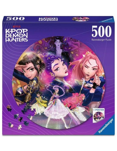 K-POP DEMON HUNTERS - Puzzle Rond 500p