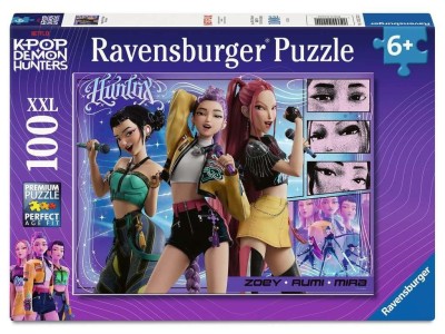 K-POP DEMON HUNTERS - Fans heureux, Honmoon heureux - Puzzle 100P XXL